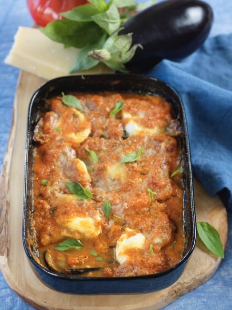 Parmigiana d'aubergines à la mozzarella Parmigiana d'aubergines à la mozzarella